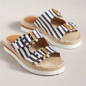See By Chloe Glyn Dual-Buckle Espadrille Sandals EU 38 NWOB